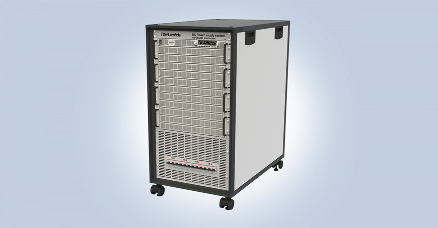 Nouvelles alimentations programmables de 0-20 V à 0-1 500 V configurées dans des armoires rack de hauteur 20 U de 19 pouces pour fournir 90 kW